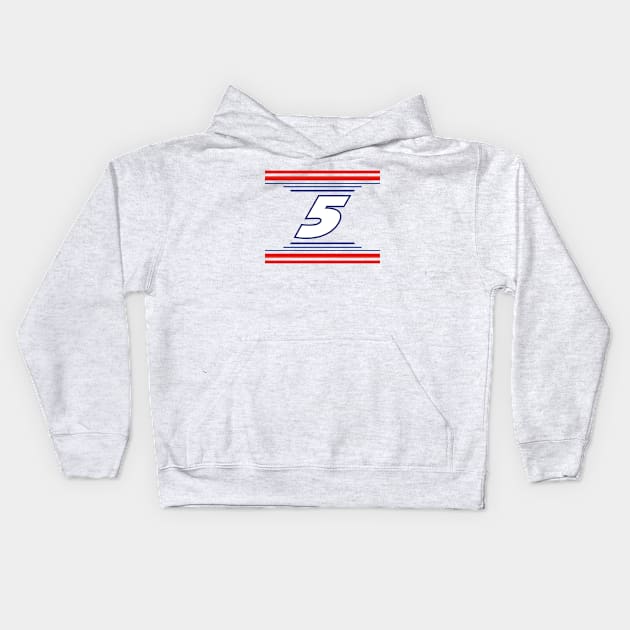 Kyle Larson #5 2024 NASCAR Design Kids Hoodie by AR Designs 